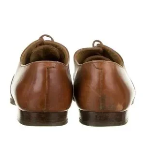 Hermes | Shoes | Hermes Brown Leather Oxfords With Classic  display picture 2